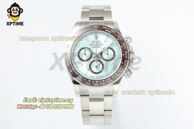 Daytona 126506 40mm CLEAN Ice Blue/Diamonds on SS/SS Bracelet SH4131 Super Clone Daytona 126506 40mm CLEAN Ice Blue/Diamonds on SS/SS Bracelet SH4131 Super Clone