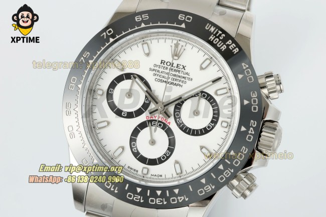 Daytona 116500 40mm 3CF White/Stick on SS/SS Bracelet SH4130 Daytona 116500 40mm 3CF White/Stick on SS/SS Bracelet SH4130