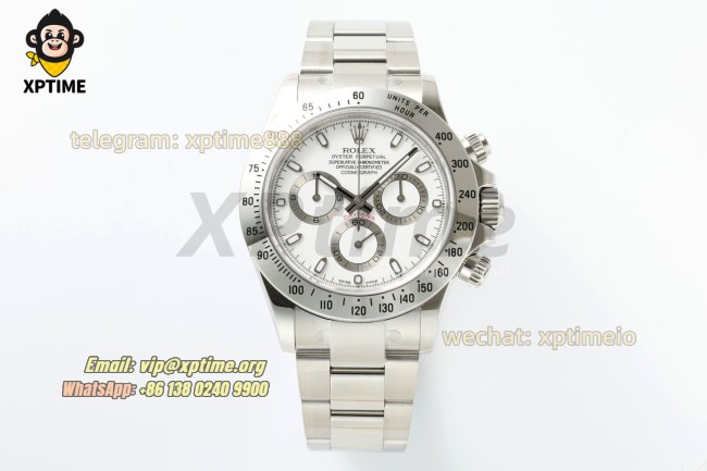 Daytona 116500 40mm 3CF White/Stick on SS/SS Bracelet SH4130 Daytona 116500 40mm 3CF White/Stick on SS/SS Bracelet SH4130