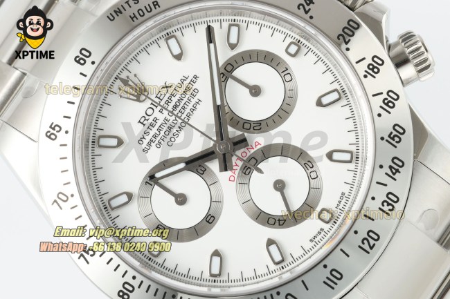 Daytona 116500 40mm 3CF White/Stick on SS/SS Bracelet SH4130 Daytona 116500 40mm 3CF White/Stick on SS/SS Bracelet SH4130