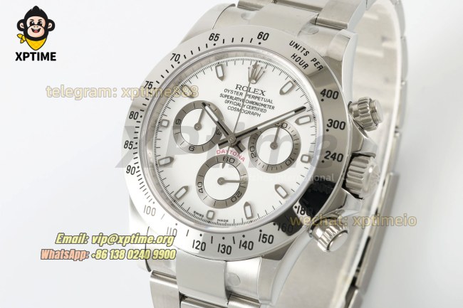 Daytona 116500 40mm 3CF White/Stick on SS/SS Bracelet SH4130 Daytona 116500 40mm 3CF White/Stick on SS/SS Bracelet SH4130