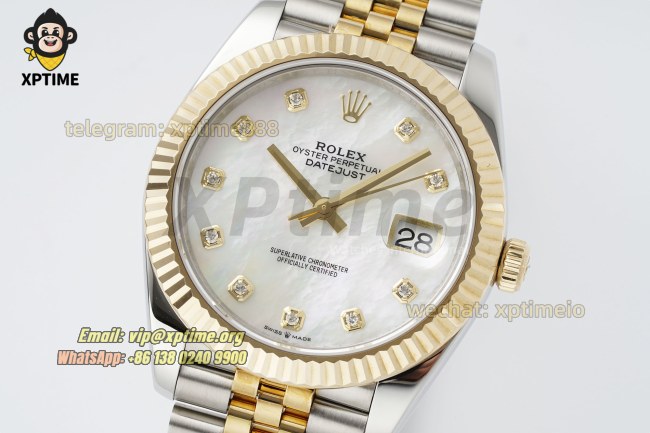 Datejust 126333 41mm 3EF White Mop/Diamond on Jub YG/SS Bracelet VR3235 (Weighted) Datejust 126333 41mm 3EF White Mop/Diamond on Jub YG/SS Bracelet VR3235 (Weighted)