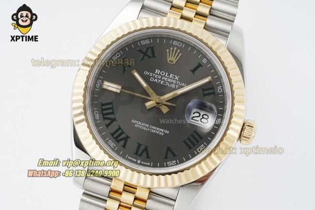 Datejust 126333 41mm 3EF Gray/Roman on Jub YG/SS Bracelet VR3235 (Weighted) Datejust 126333 41mm 3EF Gray/Roman on Jub YG/SS Bracelet VR3235 (Weighted)