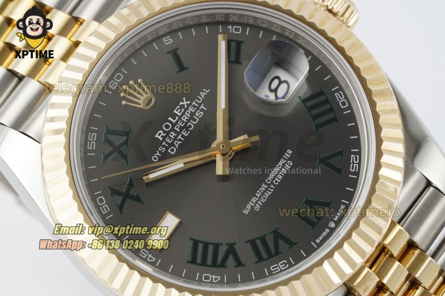 Datejust 126333 41mm 3EF Gray/Roman on Jub YG/SS Bracelet VR3235 (Weighted) Datejust 126333 41mm 3EF Gray/Roman on Jub YG/SS Bracelet VR3235 (Weighted)