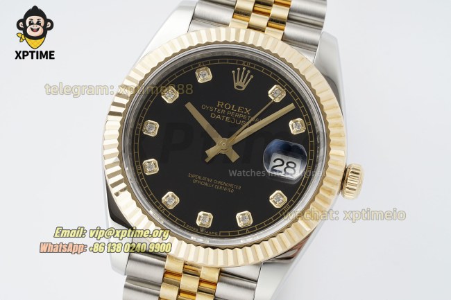 Datejust 126333 41mm 3EF Black/Diamond on Jub YG/SS Bracelet VR3235 (Weighted) Datejust 126333 41mm 3EF Black/Diamond on Jub YG/SS Bracelet VR3235 (Weighted)