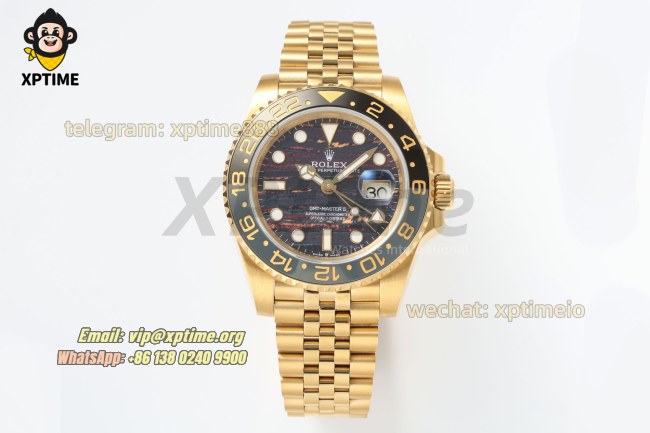 GMT Master II 126718 GRNR 40mm 3EF Tiger Iron/Dot on Jub YG/YG Bracelet SH3285 GMT Master II 126718 GRNR 40mm 3EF Tiger Iron/Dot on Jub YG/YG Bracelet SH3285