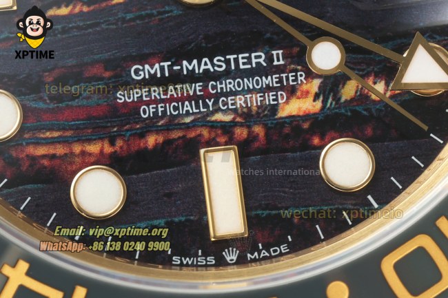 GMT Master II 126718 GRNR 40mm 3EF Tiger Iron/Dot on Jub YG/YG Bracelet SH3285 GMT Master II 126718 GRNR 40mm 3EF Tiger Iron/Dot on Jub YG/YG Bracelet SH3285