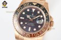 GMT Master II 126715 Rootbeer 40mm 3EF Tiger Iron/Dot on Oys RG/RG Bracelet SH3285