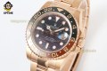 GMT Master II 126715 Rootbeer 40mm 3EF Tiger Iron/Dot on Oys RG/RG Bracelet SH3285