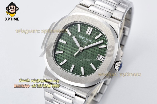 Nautilus 5711 40mm 3KF Green/Stick on SS/SS Bracelet A330SC Nautilus 5711 40mm 3KF Green/Stick on SS/SS Bracelet A330SC