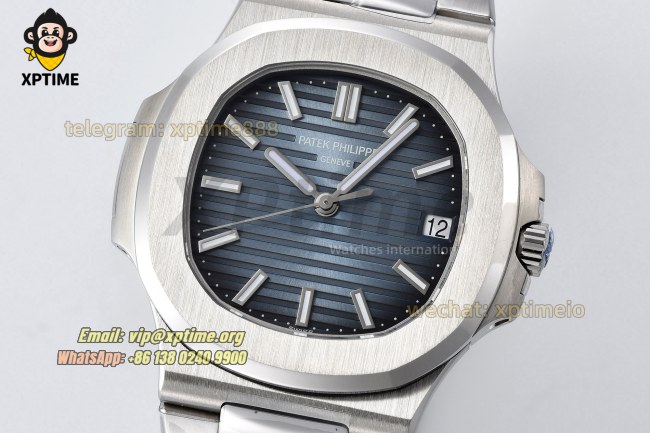 Nautilus 5711 40mm 3KF Blue/Stick on SS/SS Bracelet A324 Nautilus 5711 40mm 3KF Blue/Stick on SS/SS Bracelet A324