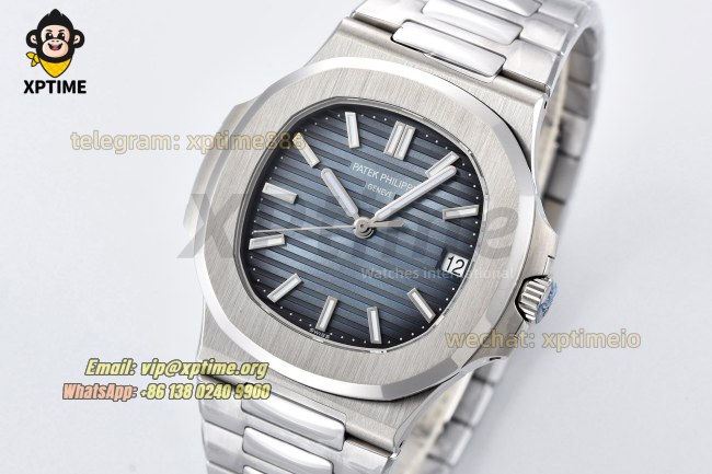 Nautilus 5711 40mm 3KF Blue/Stick on SS/SS Bracelet A324 Nautilus 5711 40mm 3KF Blue/Stick on SS/SS Bracelet A324