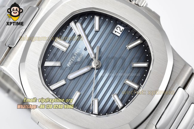 Nautilus 5711 40mm 3KF Blue/Stick on SS/SS Bracelet A324 Nautilus 5711 40mm 3KF Blue/Stick on SS/SS Bracelet A324