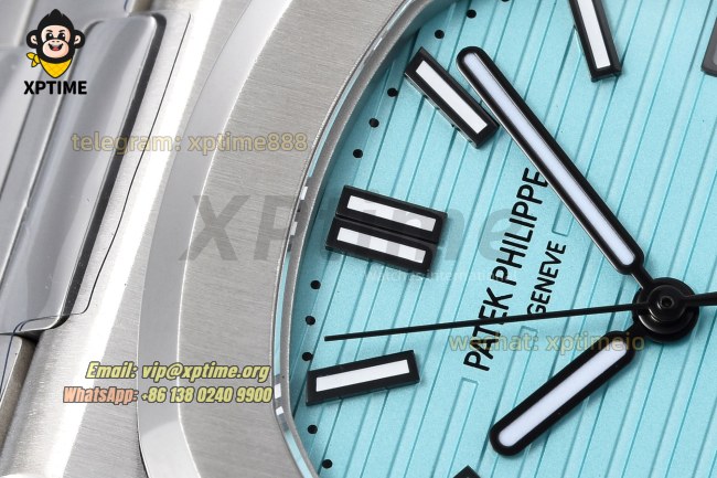 Nautilus 5711 40mm 3KF Tiffany Blue/Stick on SS/SS Bracelet A330SC Nautilus 5711 40mm 3KF Tiffany Blue/Stick on SS/SS Bracelet A330SC