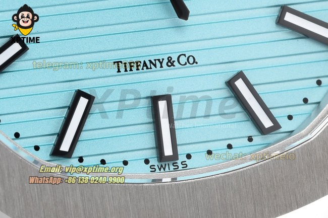 Nautilus 5711 40mm 3KF Tiffany Blue/Stick on SS/SS Bracelet A330SC Nautilus 5711 40mm 3KF Tiffany Blue/Stick on SS/SS Bracelet A330SC