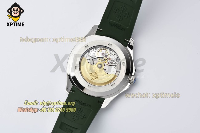 Aquanaut Ref.5168R 42MM 3KF Green/Numerals on SS/RU Bracelet A330 Aquanaut Ref.5168R 42MM 3KF Green/Numerals on SS/RU Bracelet A330