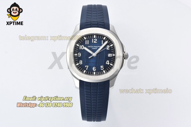 Aquanaut Ref.5168 42MM 3KF Blue/Numerals on SS/RU Bracelet A330 Aquanaut Ref.5168 42MM 3KF Blue/Numerals on SS/RU Bracelet A330
