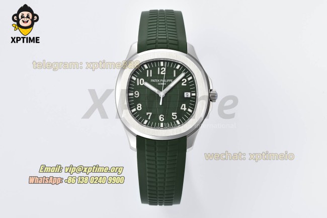 Aquanaut Ref.5168R 42MM 3KF Green/Numerals on SS/RU Bracelet A330 Aquanaut Ref.5168R 42MM 3KF Green/Numerals on SS/RU Bracelet A330