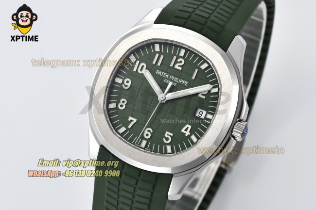 Aquanaut Ref.5168R 42MM 3KF Green/Numerals on SS/RU Bracelet A330 Aquanaut Ref.5168R 42MM 3KF Green/Numerals on SS/RU Bracelet A330