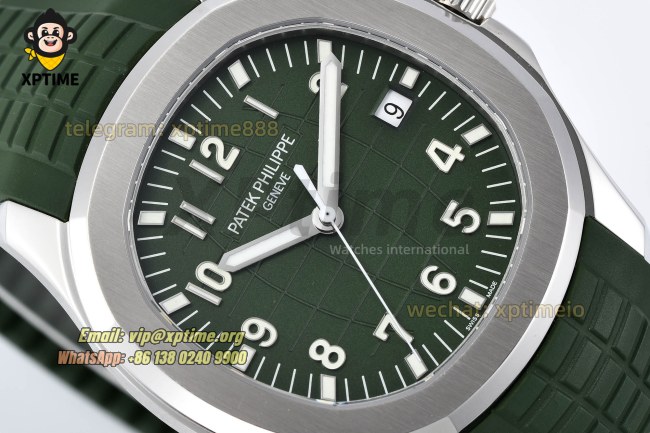 Aquanaut Ref.5168R 42MM 3KF Green/Numerals on SS/RU Bracelet A330 Aquanaut Ref.5168R 42MM 3KF Green/Numerals on SS/RU Bracelet A330