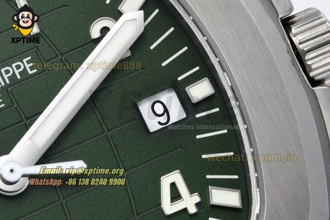 Aquanaut Ref.5168R 42MM 3KF Green/Numerals on SS/RU Bracelet A330 Aquanaut Ref.5168R 42MM 3KF Green/Numerals on SS/RU Bracelet A330