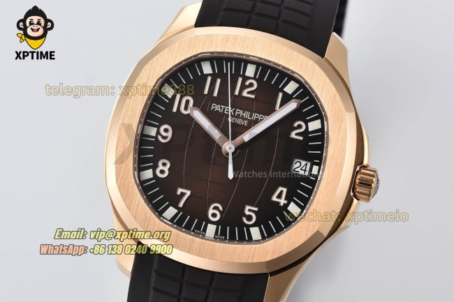 Aquanaut Ref.5167R 40MM 3KF Brown/Numerals on RG/RU Bracelet A330 Aquanaut Ref.5167R 40MM 3KF Brown/Numerals on RG/RU Bracelet A330