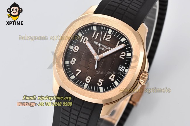 Aquanaut Ref.5167R 40MM 3KF Brown/Numerals on RG/RU Bracelet A330 Aquanaut Ref.5167R 40MM 3KF Brown/Numerals on RG/RU Bracelet A330