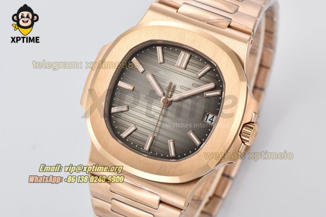 Nautilus 5711 40mm PPF Gray/Stick on RG/RG Bracelet A330 Nautilus 5711 40mm PPF Gray/Stick on RG/RG Bracelet A330