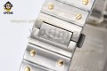 Santos De Cartier 40mm BVF Gray/Roman on SS/SS Bracelet MY9019 Santos De Cartier 40mm BVF Gray/Roman on SS/SS Bracelet MY9019