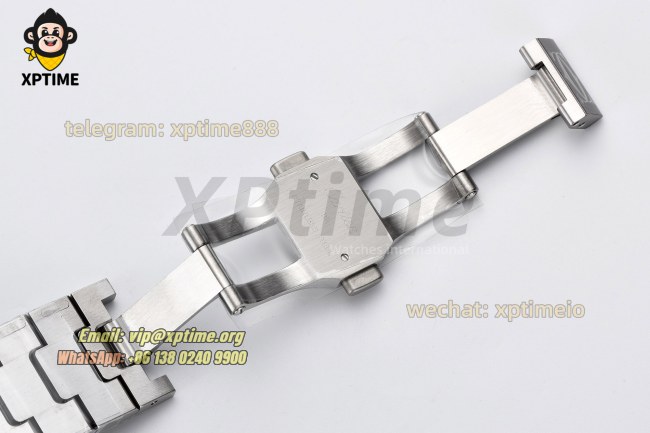 Santos De Cartier 40mm BVF Gray/Roman on SS/SS Bracelet MY9019 Santos De Cartier 40mm BVF Gray/Roman on SS/SS Bracelet MY9019
