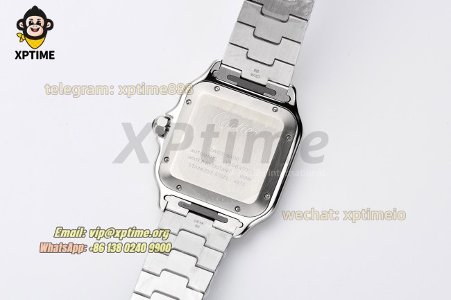 Santos De Cartier 40mm BVF Gray/Roman on SS/SS Bracelet MY9019 Santos De Cartier 40mm BVF Gray/Roman on SS/SS Bracelet MY9019