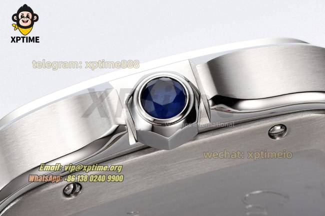 Santos De Cartier 40mm AF Green/Roman on SS/SS Bracelet MY9015 Santos De Cartier 40mm AF Green/Roman on SS/SS Bracelet MY9015