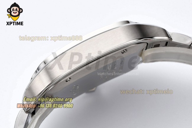 Santos De Cartier 40mm AF Green/Roman on SS/SS Bracelet MY9015 Santos De Cartier 40mm AF Green/Roman on SS/SS Bracelet MY9015