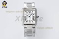 Tank Solo 27.4mm AF White/Roman on SS/SS Bracelet Quartz Tank Solo 27.4mm AF White/Roman on SS/SS Bracelet Quartz
