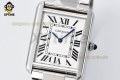 Tank Solo 27.4mm AF White/Roman on SS/SS Bracelet Quartz Tank Solo 27.4mm AF White/Roman on SS/SS Bracelet Quartz