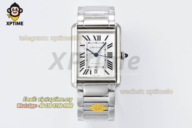 Tank Must Date 41mm AF White/Roman on SS/SS Bracelet Quartz Tank Must Date 41mm AF White/Roman on SS/SS Bracelet Quartz