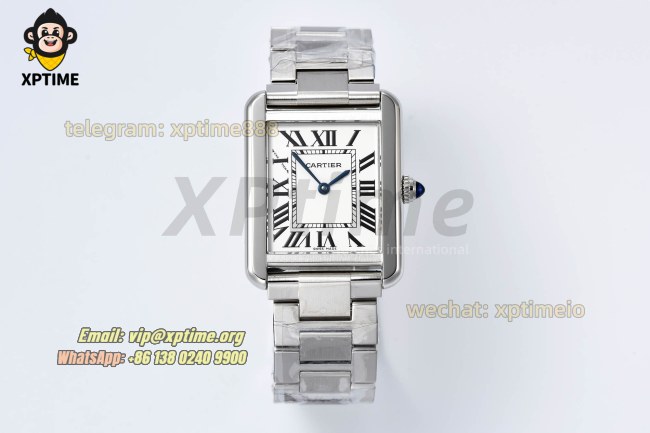 Tank Must 25.5mm AF White/Roman on SS/SS Bracelet Quartz Tank Must 25.5mm AF White/Roman on SS/SS Bracelet Quartz