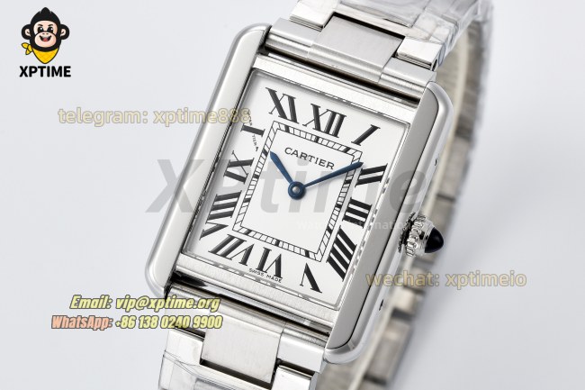 Tank Must 25.5mm AF White/Roman on SS/SS Bracelet Quartz Tank Must 25.5mm AF White/Roman on SS/SS Bracelet Quartz