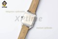 Santos Dumont 27.5mm AF White/Roman on SS/LE Strap Quartz Santos Dumont 27.5mm AF White/Roman on SS/LE Strap Quartz