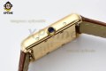 Tank Louis 22mm AF White/Roman on YG/LE Strap Quartz Tank Louis 22mm AF White/Roman on YG/LE Strap Quartz