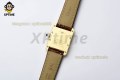 Tank Louis 22mm AF White/Roman on YG/LE Strap Quartz Tank Louis 22mm AF White/Roman on YG/LE Strap Quartz