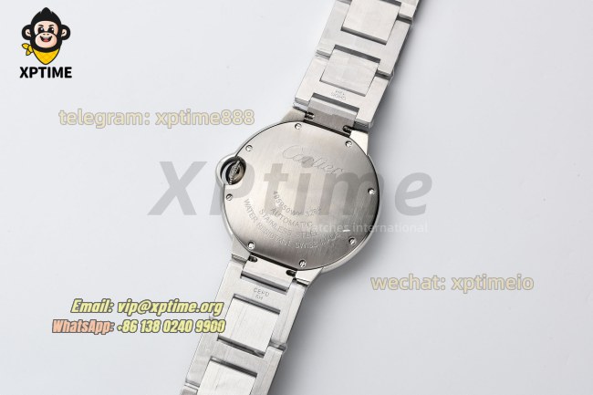 Ballon Bleu De Cartier 36mm AF White/Roman on SS/SS Bracelet NH05 Ballon Bleu De Cartier 36mm AF White/Roman on SS/SS Bracelet NH05