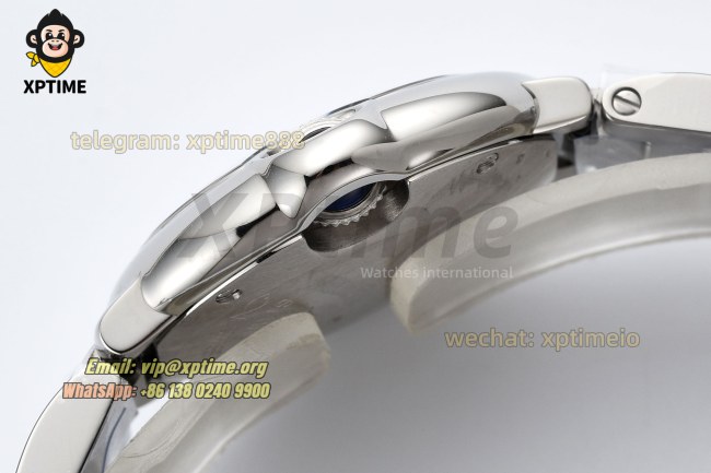 Ballon Bleu De Cartier 28mm AF White/Roman on SS/SS Bracelet Quartz Ballon Bleu De Cartier 28mm AF White/Roman on SS/SS Bracelet Quartz