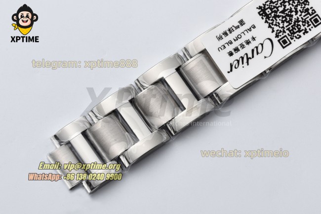 Ballon Bleu De Cartier 28mm AF White/Roman on SS/SS Bracelet Quartz Ballon Bleu De Cartier 28mm AF White/Roman on SS/SS Bracelet Quartz