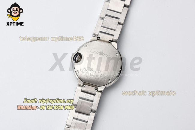 Ballon Bleu De Cartier 28mm AF White/Roman on SS/SS Bracelet Quartz Ballon Bleu De Cartier 28mm AF White/Roman on SS/SS Bracelet Quartz