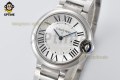 Ballon Bleu De Cartier 36mm AF White/Roman on SS/SS Bracelet Quartz Ballon Bleu De Cartier 36mm AF White/Roman on SS/SS Bracelet Quartz