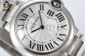 Ballon Bleu De Cartier 36mm AF White/Roman on SS/SS Bracelet Quartz Ballon Bleu De Cartier 36mm AF White/Roman on SS/SS Bracelet Quartz