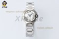 Ballon Bleu De Cartier 28mm AF White/Roman on SS/SS Bracelet Quartz Ballon Bleu De Cartier 28mm AF White/Roman on SS/SS Bracelet Quartz