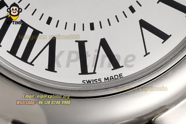 Ballon Bleu De Cartier 28mm AF White/Roman on SS/SS Bracelet Quartz Ballon Bleu De Cartier 28mm AF White/Roman on SS/SS Bracelet Quartz