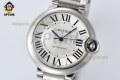 Ballon Bleu De Cartier 36mm AF White/Roman on SS/SS Bracelet NH05 Ballon Bleu De Cartier 36mm AF White/Roman on SS/SS Bracelet NH05